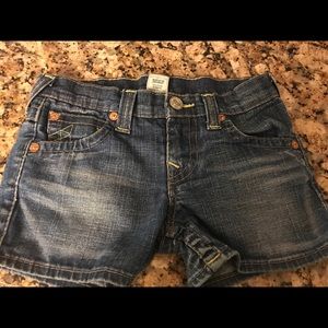 Girls size 10 True Religion Jean Shorts